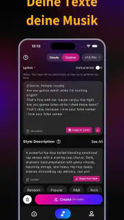KP – KI-Song & Musikgenerator screenshot 2