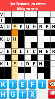 Kreuzworträtsel Deutsch screenshot 1