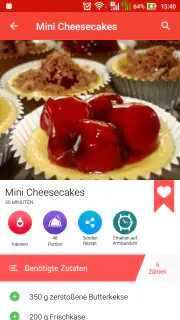 Kuchenrezepte screenshot 2