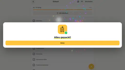 Kufor – Packlisten screenshot 6