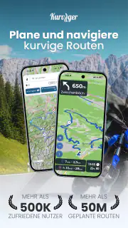 Kurviger - Motorrad Navigation screenshot 1