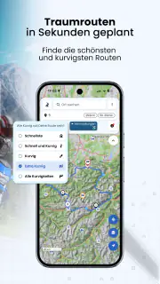 Kurviger - Motorrad Navigation screenshot 2