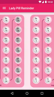 Lady Pill Reminder screenshot 2