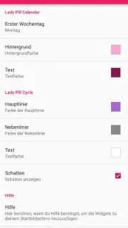 Lady Pill Widgets screenshot 5