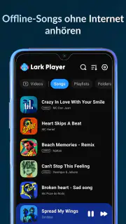Lark Player:Musik-Player screenshot 1