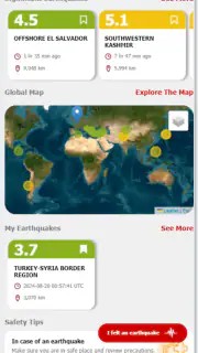 LastQuake screenshot 1