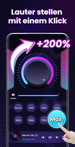 Lautstärke-Booster, EZ Booster screenshot