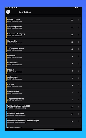 Leben in Deutschland 310Fragen screenshot