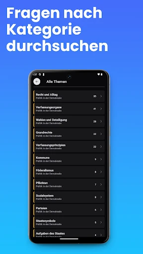 Leben in Deutschland 310Fragen screenshot