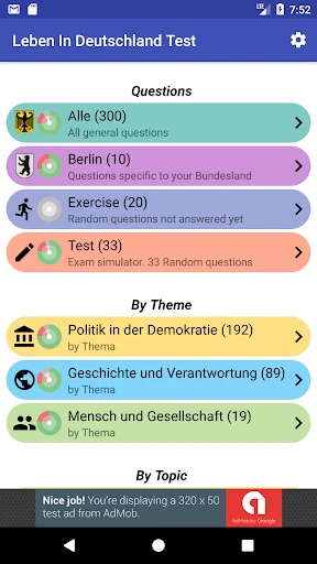 Leben In Deutschland Test screenshot