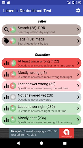 Leben In Deutschland Test screenshot