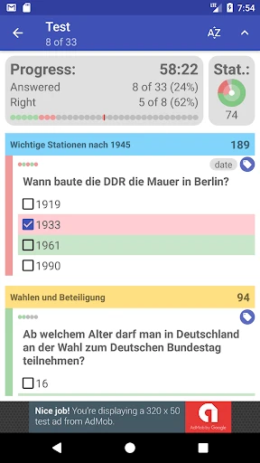 Leben In Deutschland Test screenshot