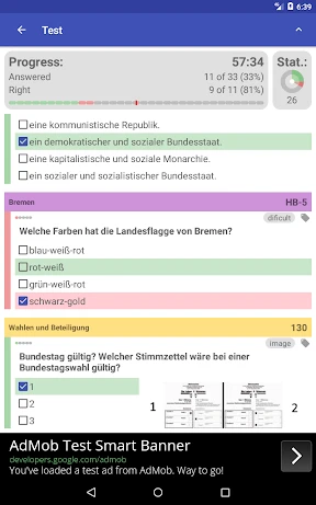 Leben In Deutschland Test screenshot