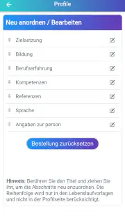 Lebenslauf erstellen Bewerbung screenshot 6