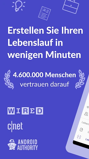 Lebenslauf Erstellen - Resume screenshot