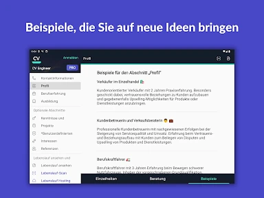 Lebenslauf Erstellen - Resume screenshot