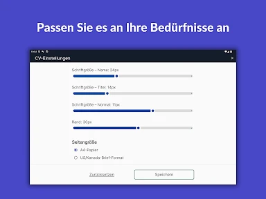 Lebenslauf Erstellen - Resume screenshot