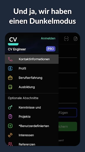 Lebenslauf Erstellen - Resume screenshot