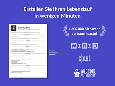 Lebenslauf Erstellen - Resume screenshot