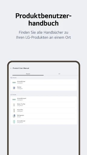 LG ThinQ screenshot
