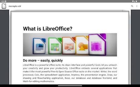 LibreOffice Viewer screenshot
