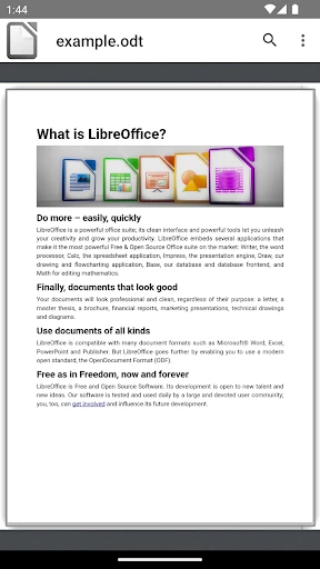 LibreOffice Viewer screenshot