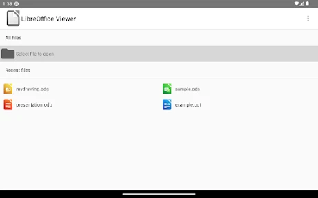 LibreOffice Viewer screenshot