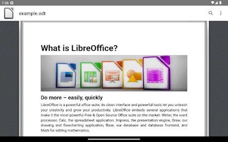 LibreOffice Viewer screenshot