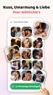 Liebessticker Kuss WASticker screenshot 3