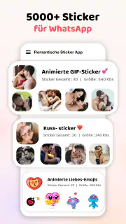 Liebessticker Kuss WASticker screenshot 4