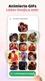 Liebessticker Kuss WASticker screenshot 5