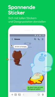 LINE: Anrufe und Nachrichten screenshot 2