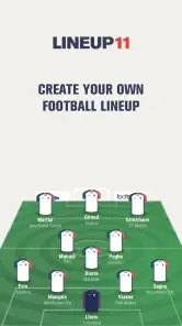 LINEUP11: Fußballaufstellung screenshot 1
