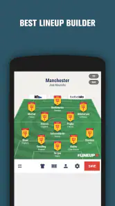 LINEUP11: Fußballaufstellung screenshot 2