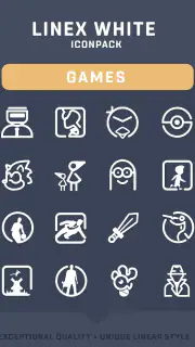 LineX White Icon Pack screenshot 6