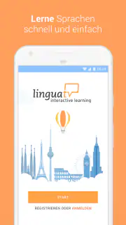 LinguaTV Sprachen lernen screenshot 1