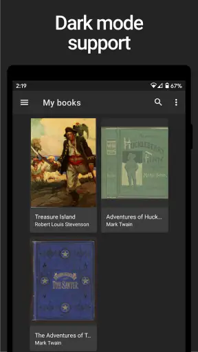 Lithium: EPUB-Lese-App screenshot