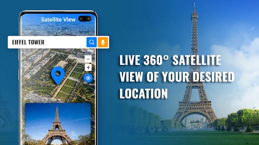 Live Earth Map Satellite View screenshot