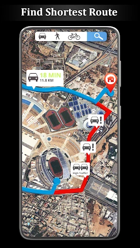 Live-Erdkarte: GPS-Navigation screenshot