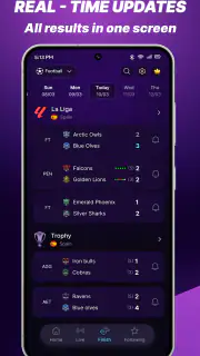 Live Football Scores & Stats screenshot 1