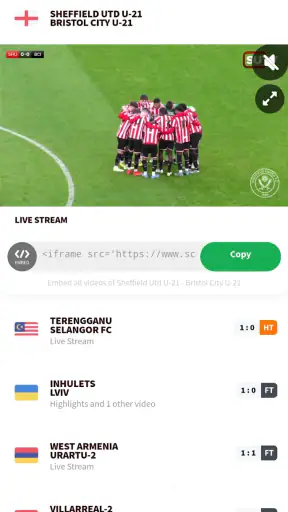 Live Fussball TV. Sport Stream screenshot