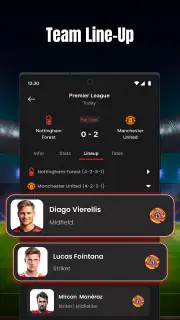 Live Score: Sports Stats screenshot 3