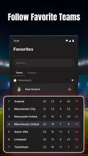 Live Score: Sports Stats screenshot 5