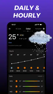 Live-Wettervorhersage: WeaSnap screenshot 2