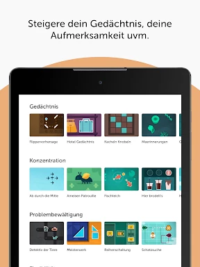 Lumosity: Gehirnspiele screenshot