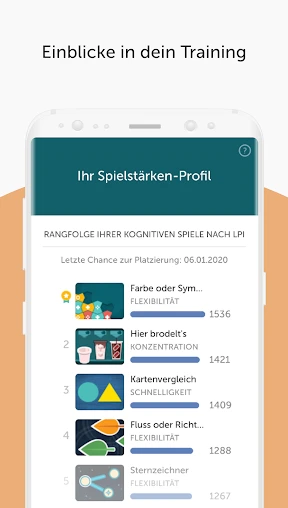 Lumosity: Gehirnspiele screenshot