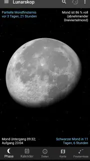 Lunarskop Pro Mondansicht screenshot 1
