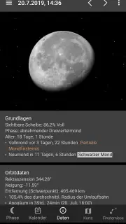 Lunarskop Pro Mondansicht screenshot 5