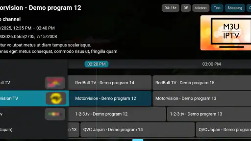 M3U IPTV screenshot 7