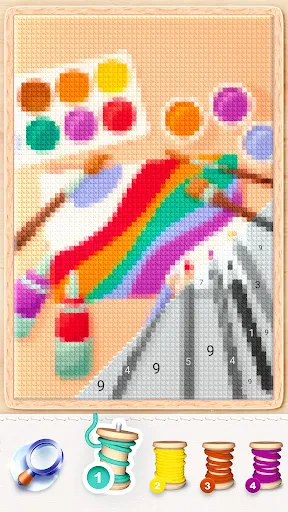 Magic Cross-Stitch: Malspiele screenshot
